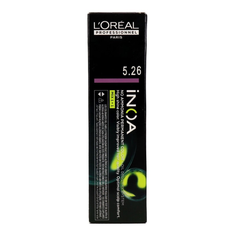 Teinture permanente L'Oreal Professionnel Paris Inoa Color Nº 5.26 60 g