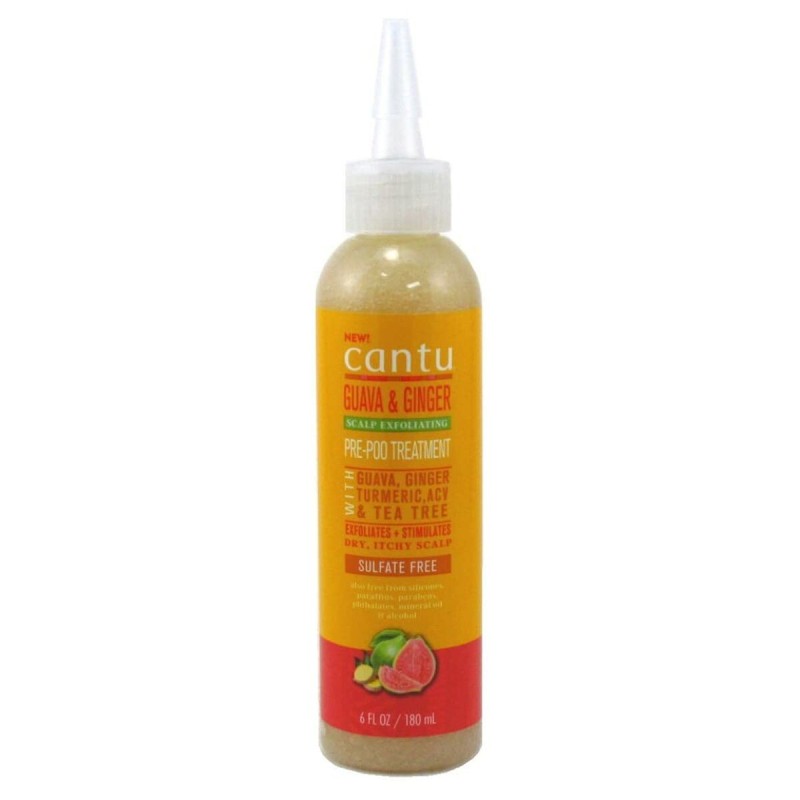 Pré-Shampoing Cantu Guava Ginger 180 ml Exfoliant Capillaire