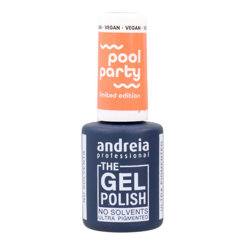 Vernis à Ongles Semi-permanent Andreia Polish Pool Party N.1 Orange 10