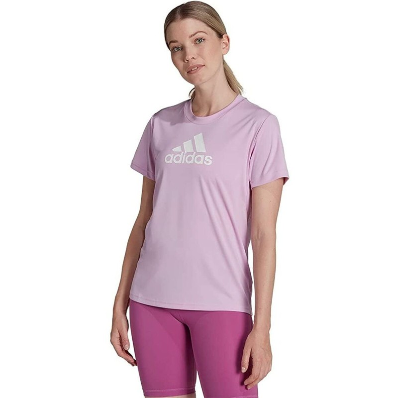 T-shirt à manches courtes femme Adidas Primeblue Prune