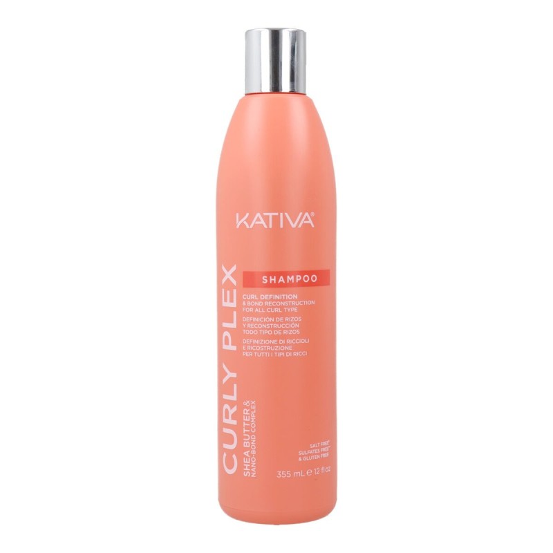 Shampooing pour cheveux bouclés Kativa Curly Plex 355 ml