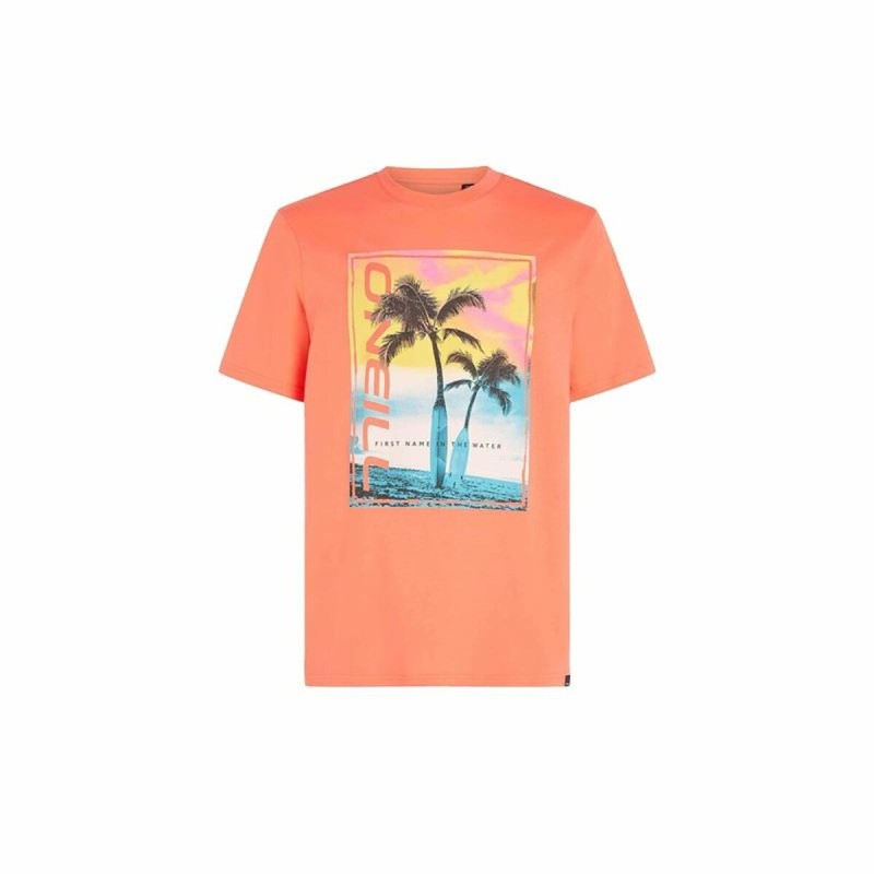 T-shirt à manches courtes homme O'Neill Jack Neon Living Orange