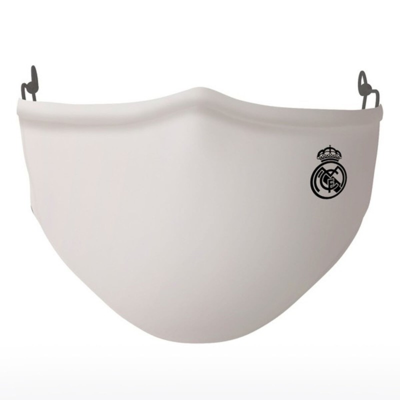 Masque en tissu hygiénique réutilisable Real Madrid C.F. SF430915 Blanc