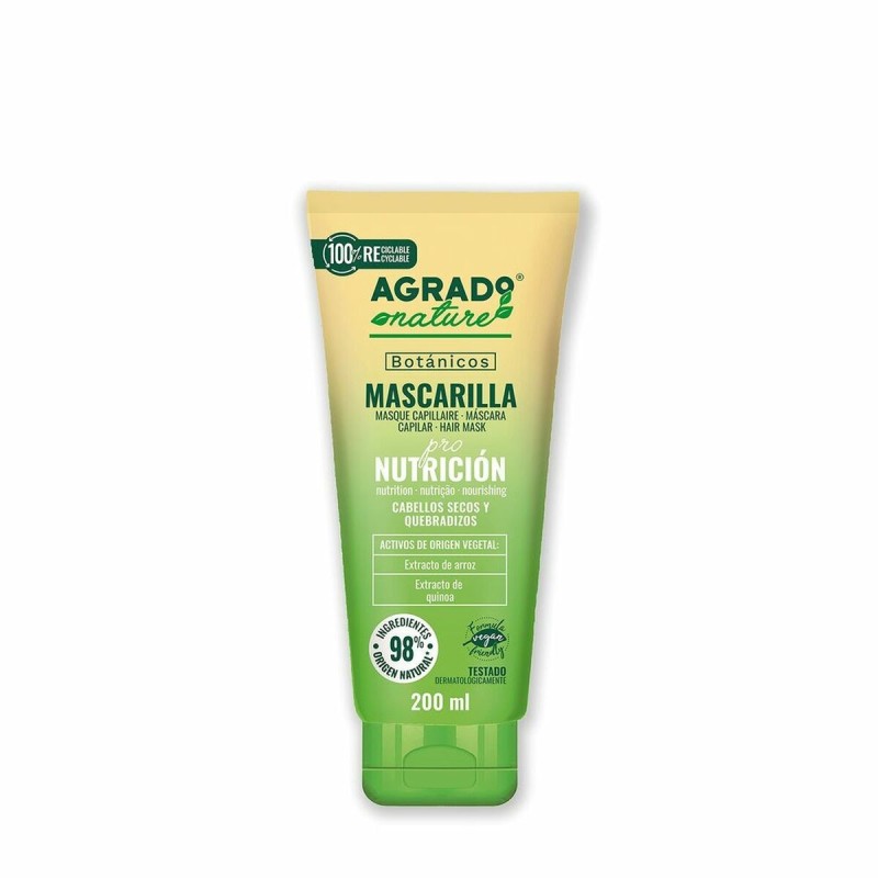 Masque pour cheveux Agrado Nature (200 ml)