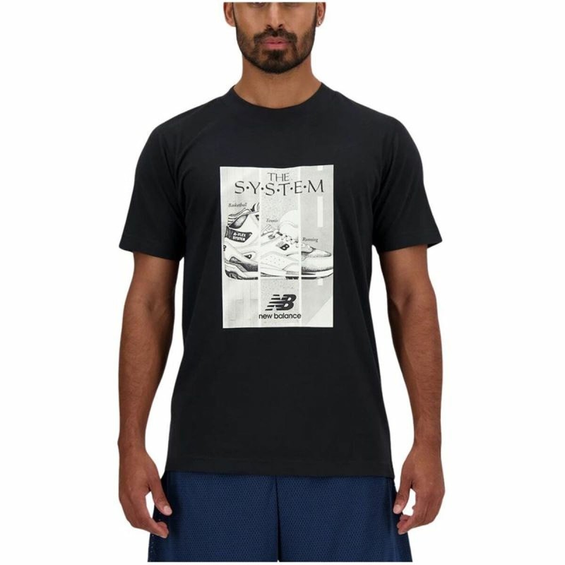 T-shirt à manches courtes homme New Balance Essentials  Noir