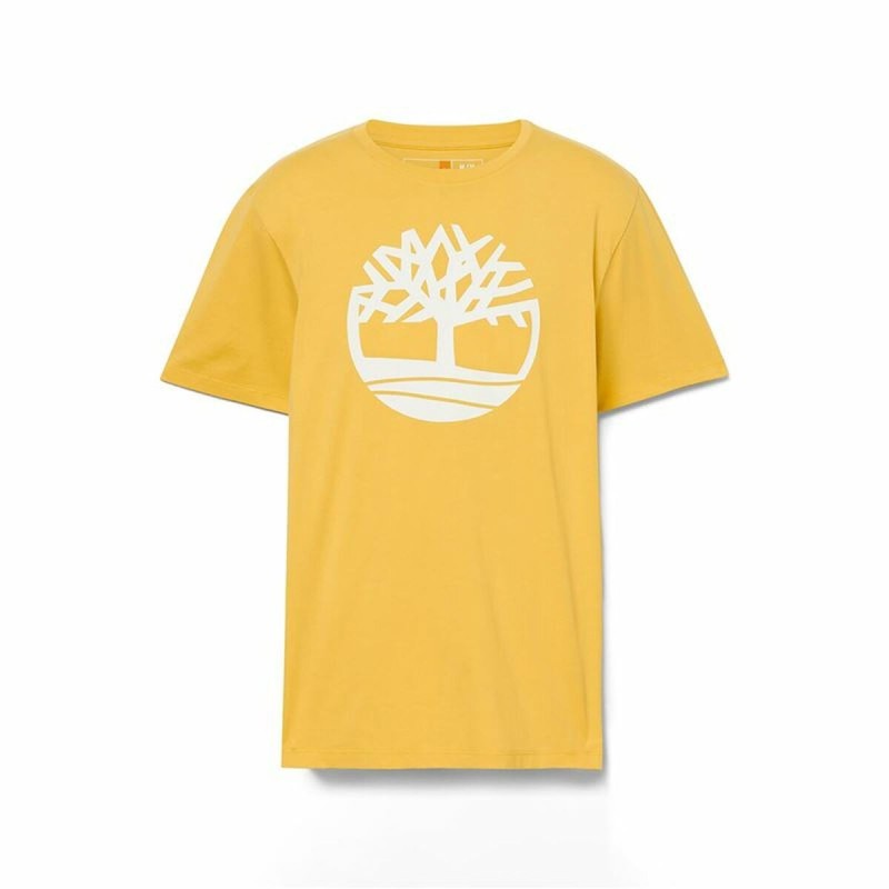 T-shirt à manches courtes homme Timberland Kennebec River Tree Logo Short Jaune