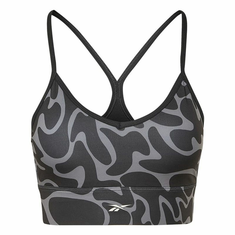 Soutien-gorge de Sport Reebok Workout Ready Noir Gris