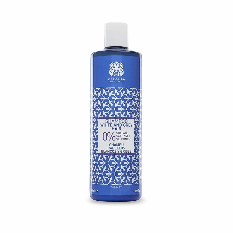 Shampooing White & Grey Hair Zero Valquer Vlquer Premium 400 ml