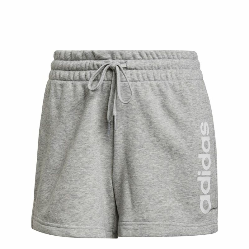 Short de Sport pour Femme Adidas Essentials Slim Logo Gris