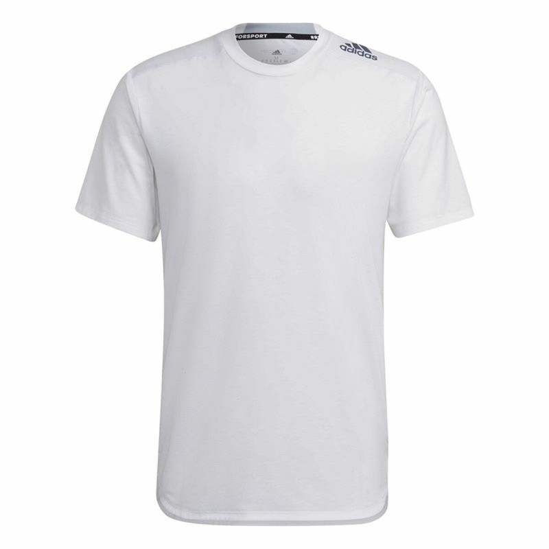 T-shirt à manches courtes homme Adidas D4T Blanc