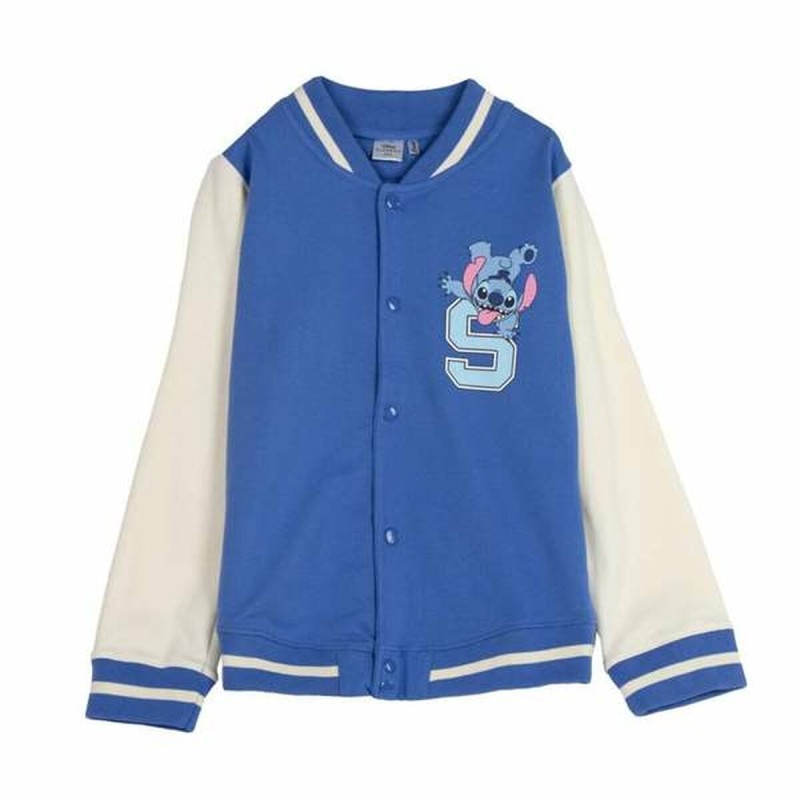 Veste de Survêtement pour Enfants Stitch Bleu