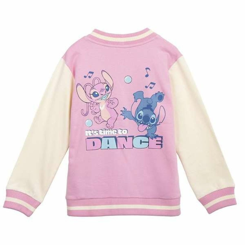 Veste de Survêtement pour Enfants Stitch Rose