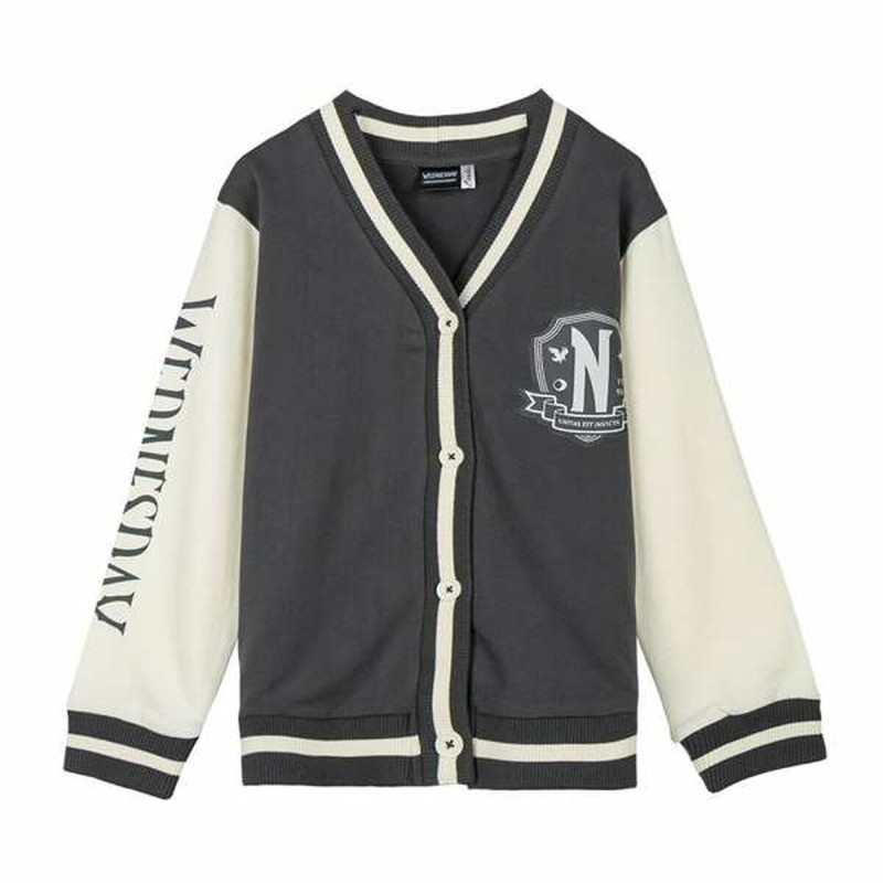 Veste de Survêtement pour Enfants Wednesday Gris foncé