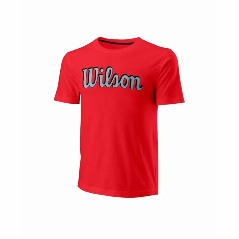 T-shirt à manches courtes homme Wilson Rouge