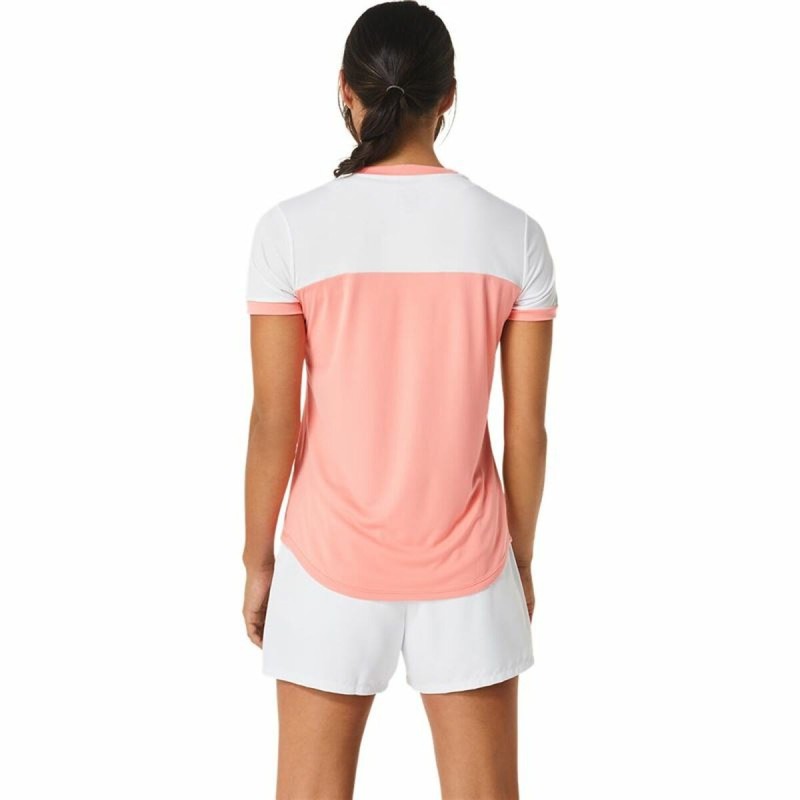 Maillot de Corps de Sport à Manches Coupe Asics Court Rose Tennis