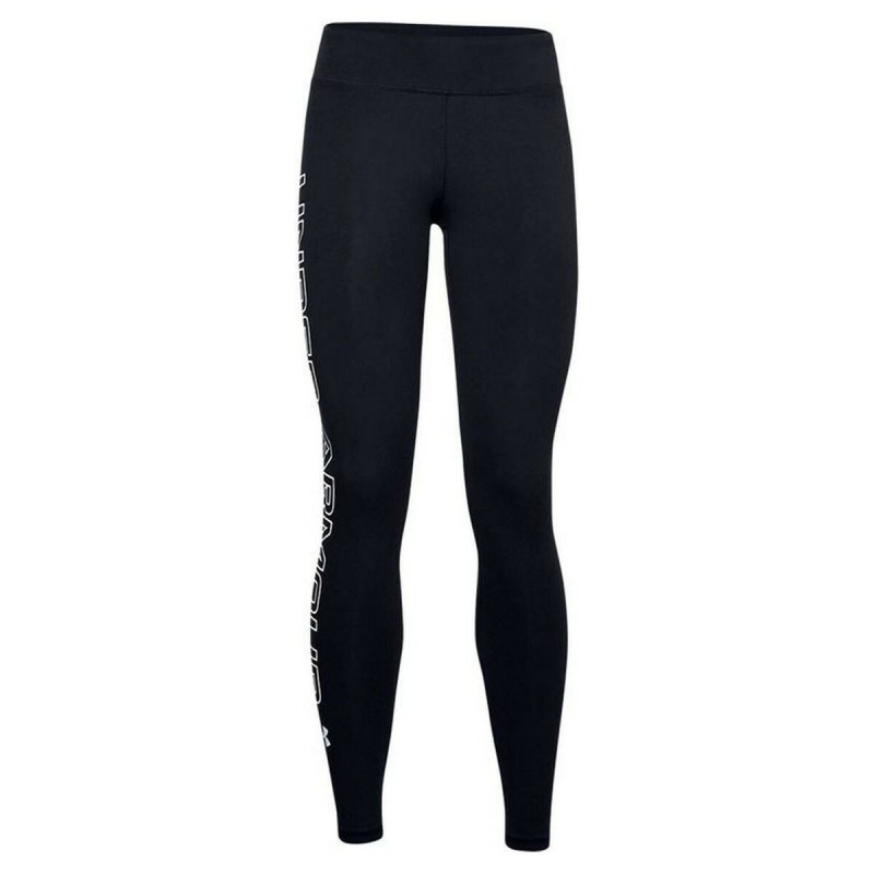 Leggings de Sport pour Femmes Under Armour Favorite Wordmark Noir