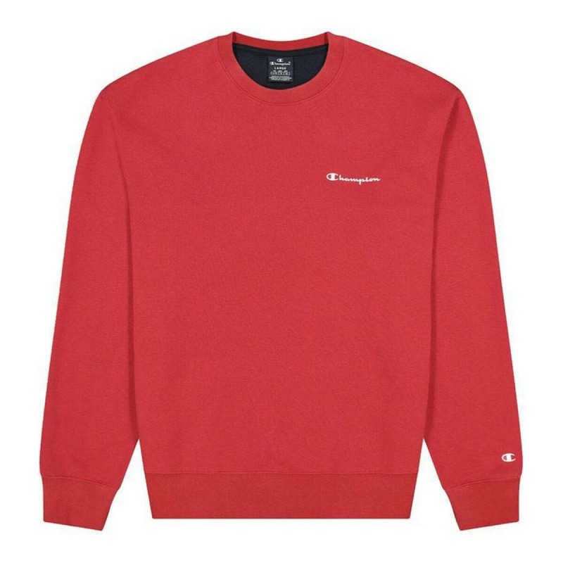 Sweat-shirt Enfant Champion Spliced Script Logo Rouge