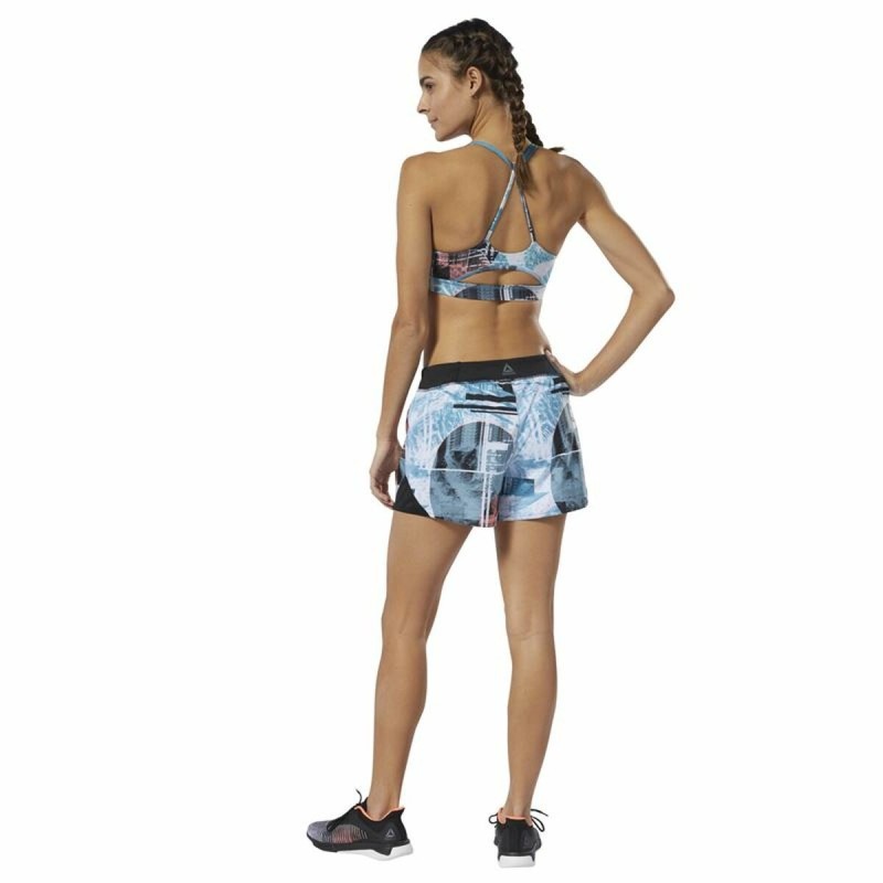 Short de Sport pour Femme Reebok Wor Moonshift Bleu ciel