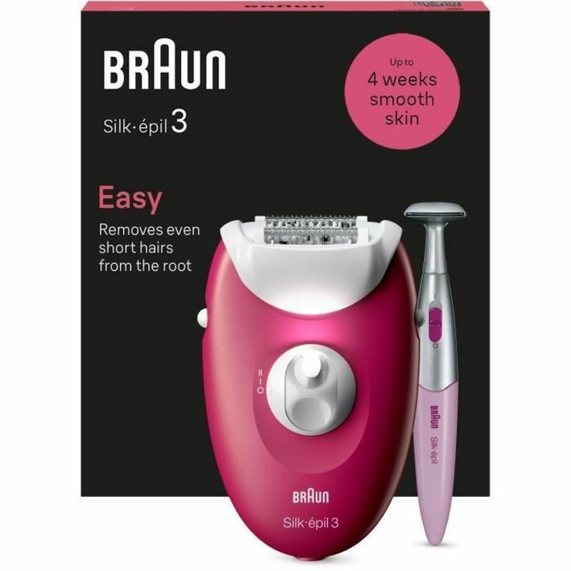 Épilateur électrique Braun 3-202 Fuchsia