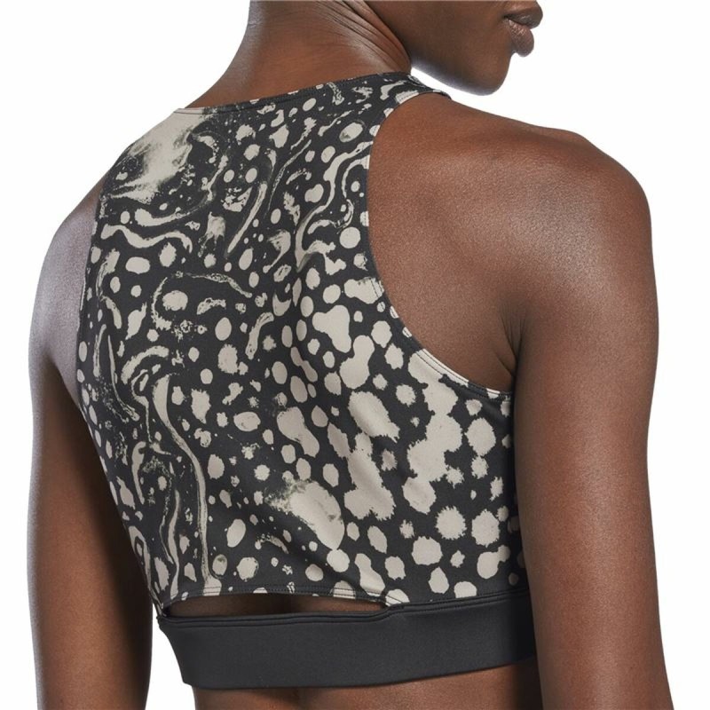 Soutien-gorge de Sport Reebok Modern Safari Noir