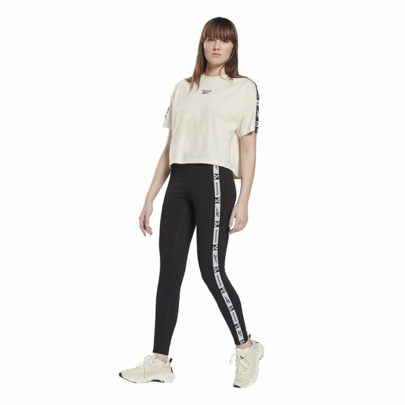 Leggings de Sport pour Femmes Reebok TE Tape Noir