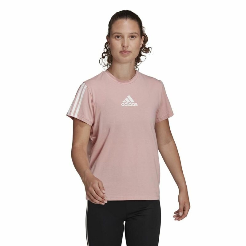 T-shirt à manches courtes femme Adidas Aeroready Made for Training Rose