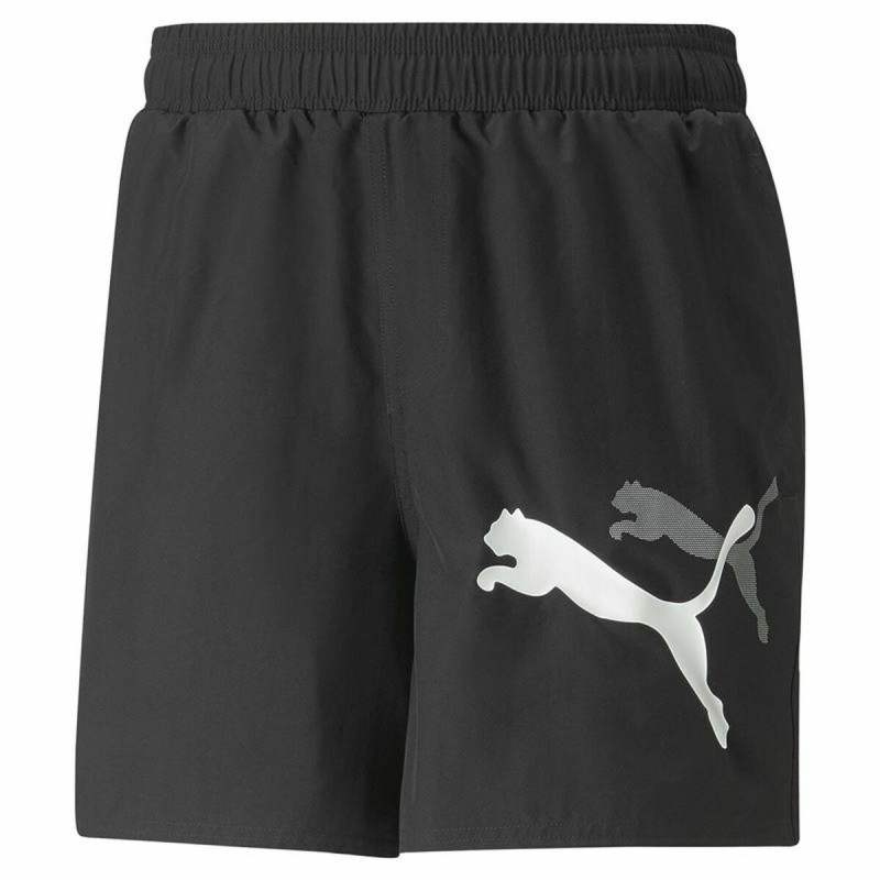 Short de Sport pour Homme Puma Ess+ Logo Power Cat For All Time Noir