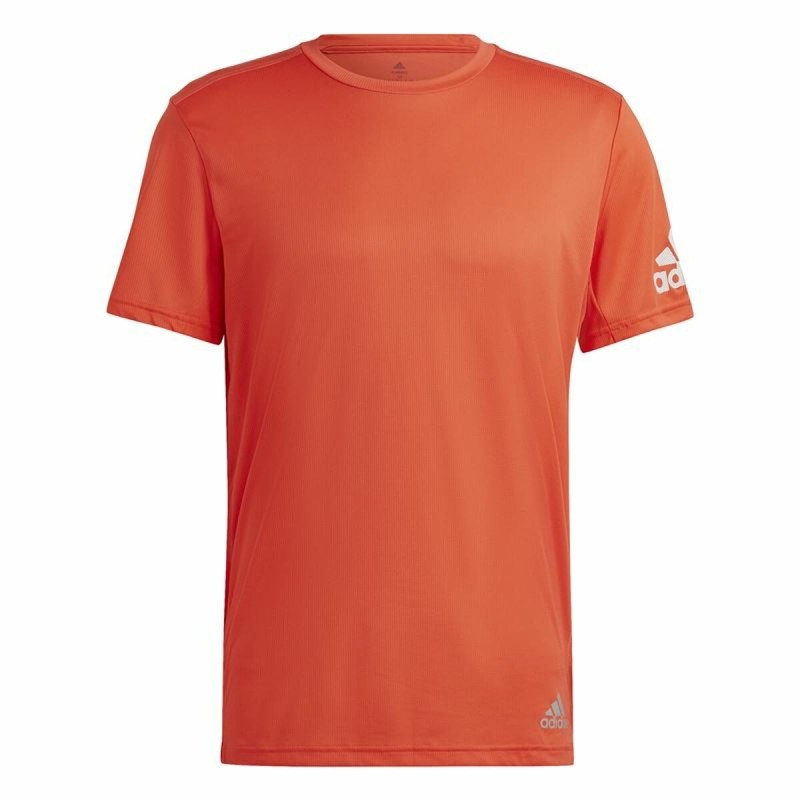 T-shirt à manches courtes homme Adidas Run It Orange