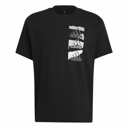 T-shirt à manches courtes homme Adidas Essentials Brandlove Noir