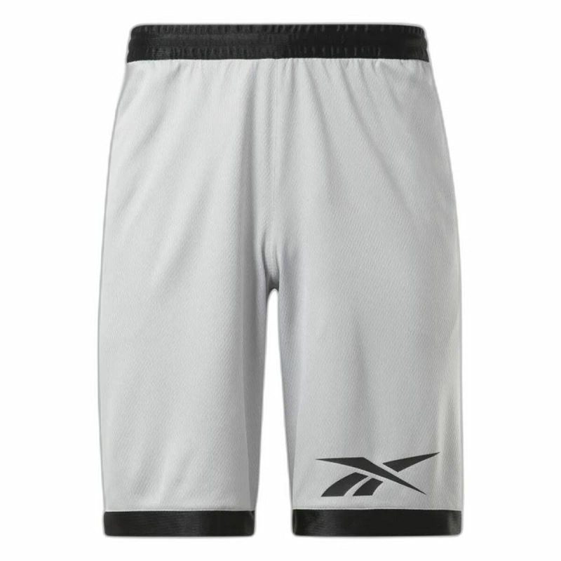 Short de Basket pour Homme Reebok Gris