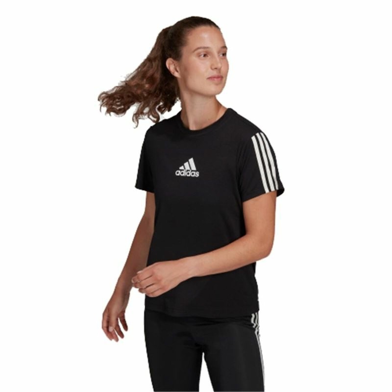 T-shirt à manches courtes femme Adidas TC Noir