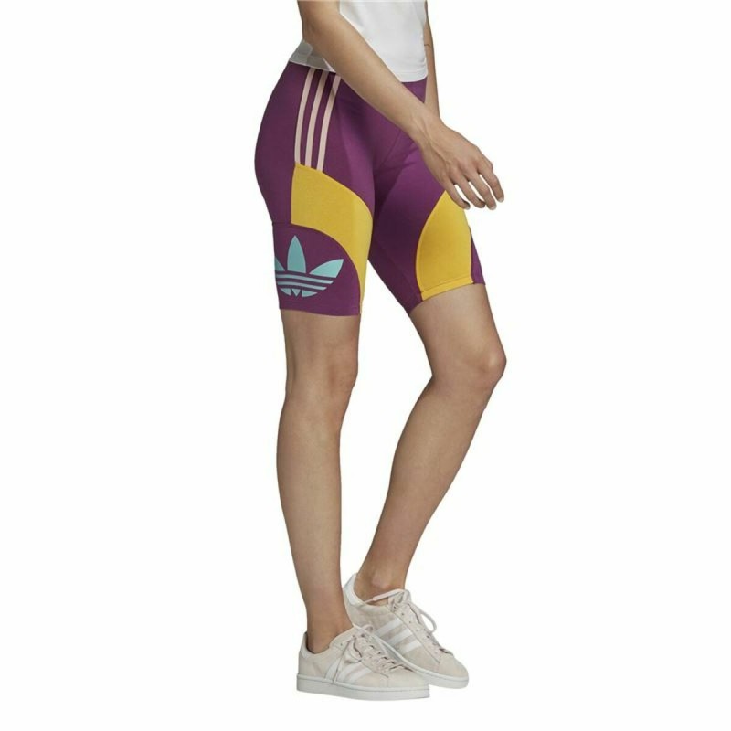 Leggings de Sport pour Femmes Adidas Violet foncé