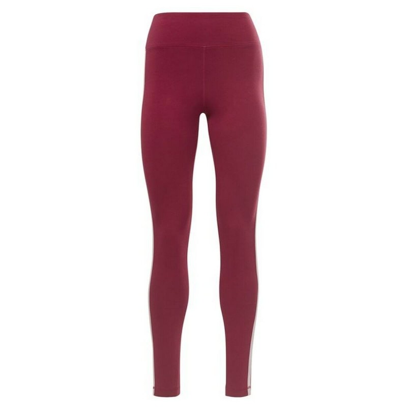 Leggings de Sport pour Femmes Reebok  Pping Cotton W Rouge foncé