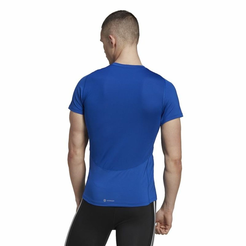 T-shirt à manches courtes homme Adidas techfit Graphic  Bleu