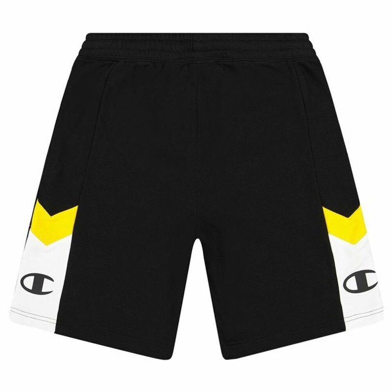 Short de Sport pour Homme Champion Color Block Noir