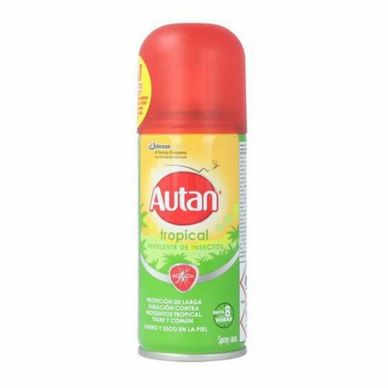 Répulsif de Moustiques Commun et Tigre Autan Tropical 100 ml 8 heures Spray