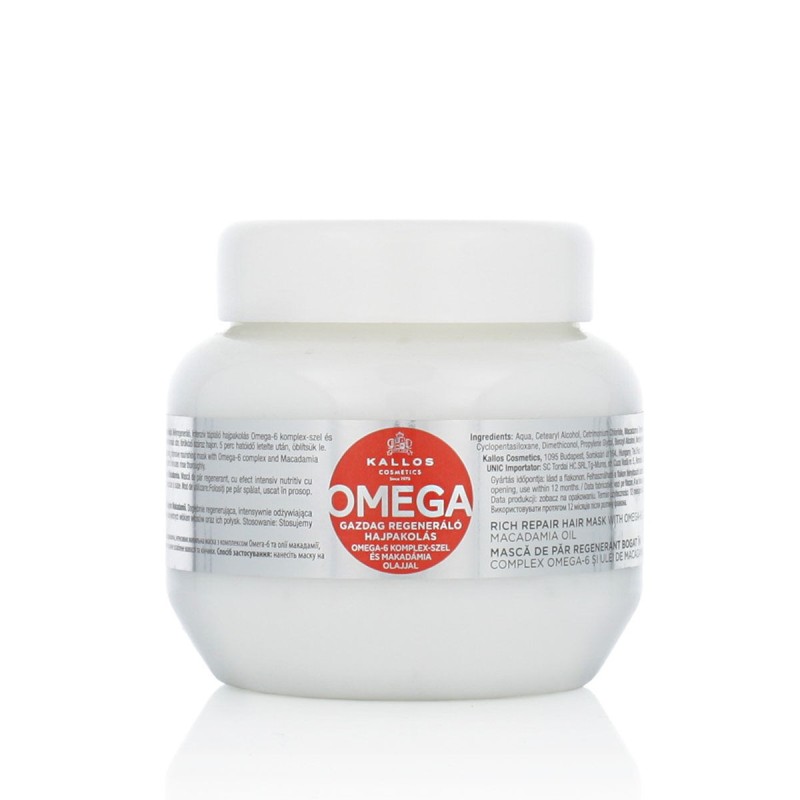 Masque réparateur pour cheveux Kallos Cosmetics Omega 275 ml