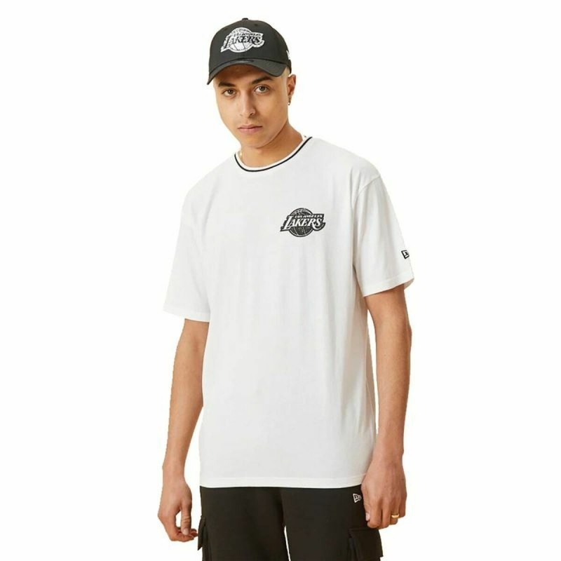 T-shirt à manches courtes homme New Era Lakers Blanc