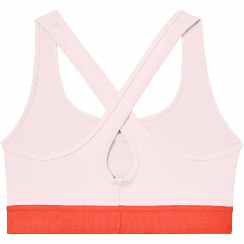 Soutien-gorge de Sport Under Armour Mid Crossback Rose