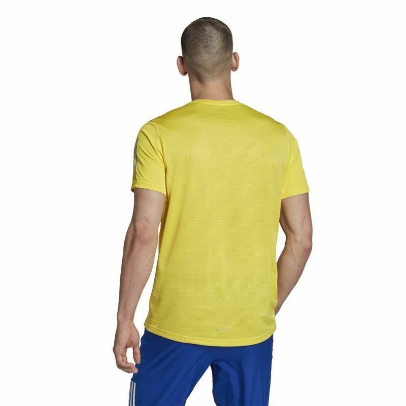 T-shirt à manches courtes homme Adidas  Graphic Tee Shocking Jaune