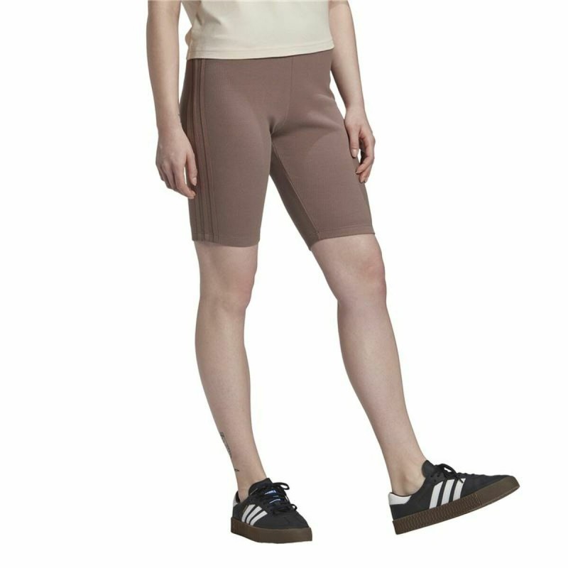 Leggings de Sport pour Femmes Adidas Bikers Marron