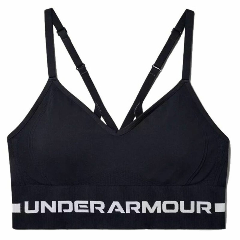 Soutien-gorge de Sport Under Armour Seamless Low Long Noir