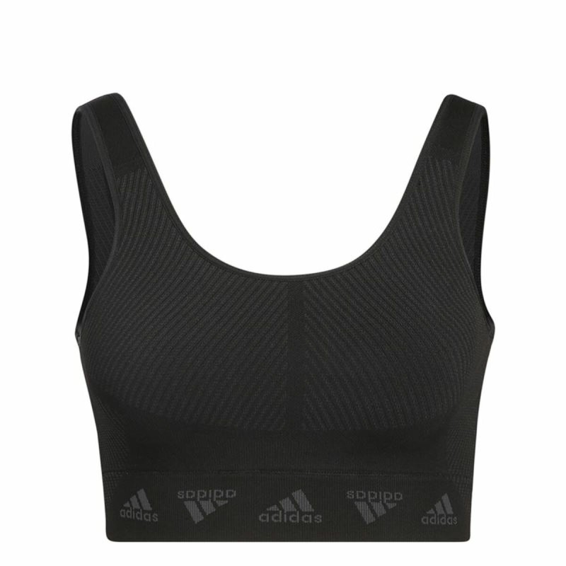 Soutien-gorge de Sport Adidas Aeroknit Noir