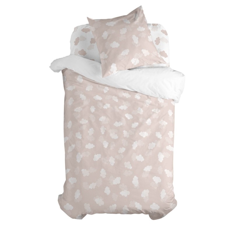 Parure de couette HappyFriday Basic Kids Rose Lit 1 persone 2 Pièces