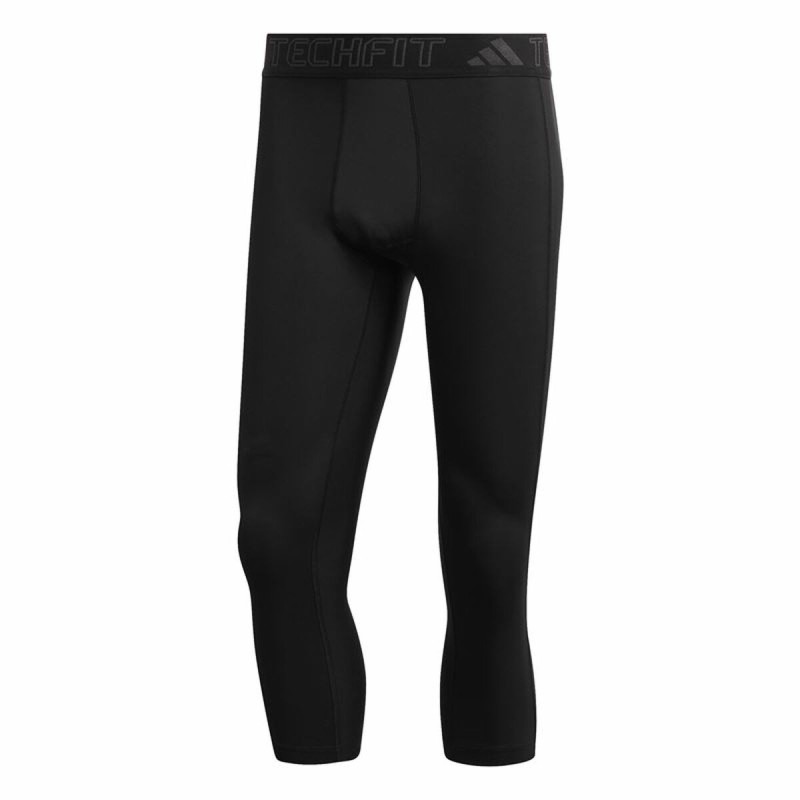 Leggings de sport pour homme Adidas Tech fit 7/8 Noir