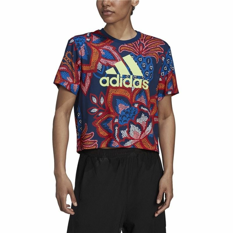 T-shirt à manches courtes femme Adidas  FARM Rio Graphic