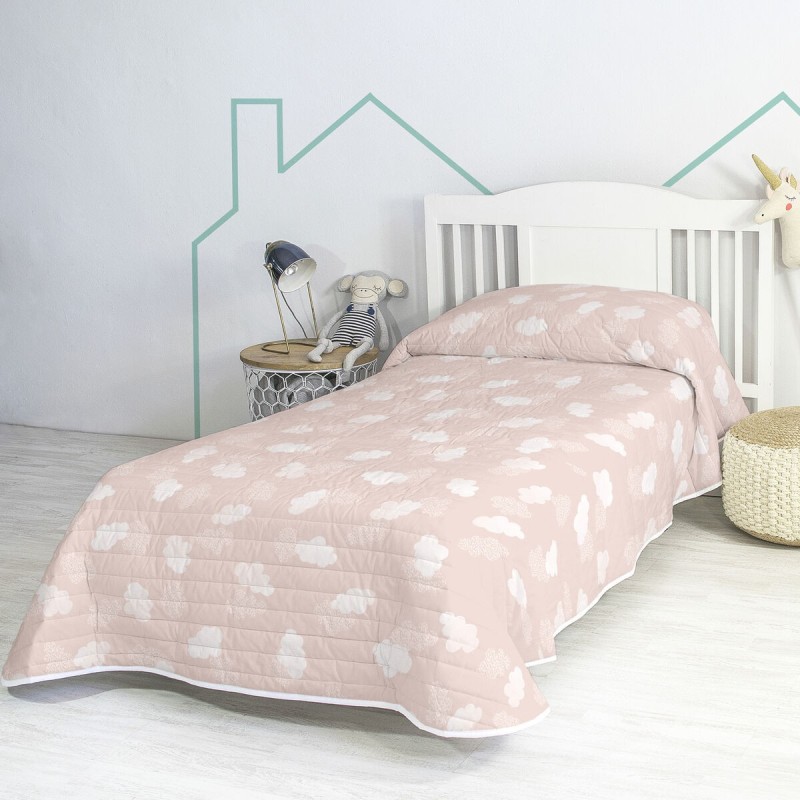 Couvre-lit HappyFriday BASIC KIDS Rose 200 x 260 cm