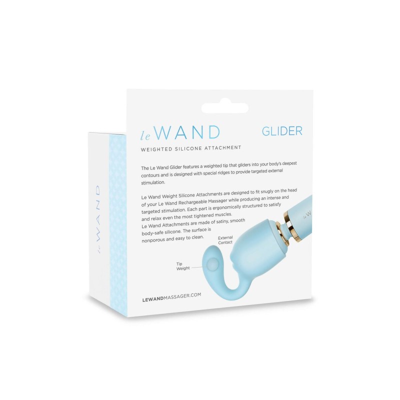 Accessoire Le Wand Glider Original Bleu Silicone