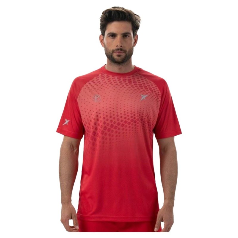 T-shirt à manches courtes homme Drop Shot Benara Orange Padel