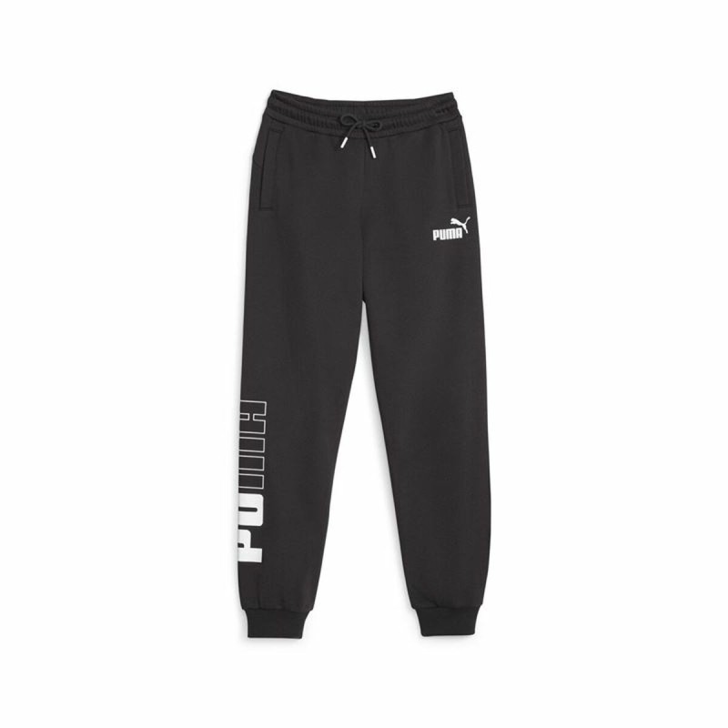 Pantalons de Survêtement pour Enfants Puma Power Colorblock Noir